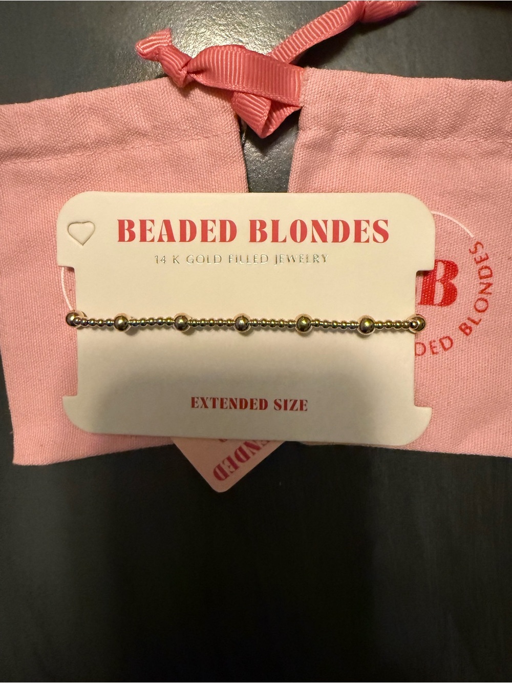 Beaded Blondes 14K Gold-Filled Bead Bracelet in Gold (Extended Size)